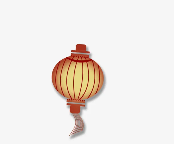手绘灯笼透明免抠