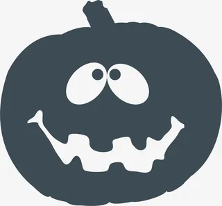 万圣节南瓜鬼脸元素免抠