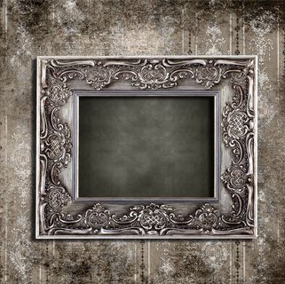 欧式复古画框摄影高清免抠