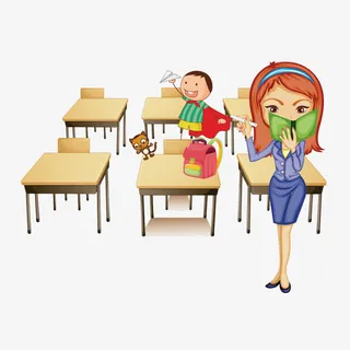 老师与学生免抠