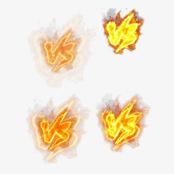 vs字体发光免抠