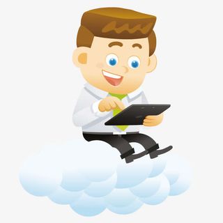 信息统计商业人物免抠