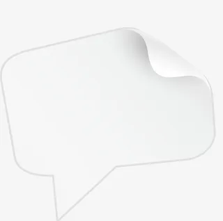 简约翻页白纸对话框免抠