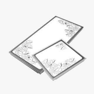 产品实物花纹平板灯免抠