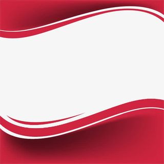 红色边框装饰免抠