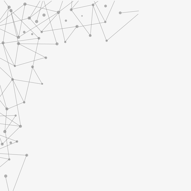 矢量简约灰色抽象对称科技感纹路元素免抠