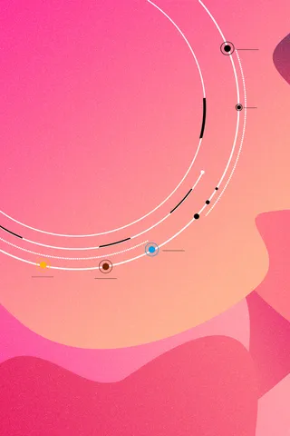 粉红色清新几何背景高清