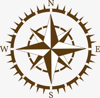 创意方向辨别指南针装饰免抠png免抠