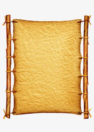 路牌横幅边框公告消息框牛皮纸免抠