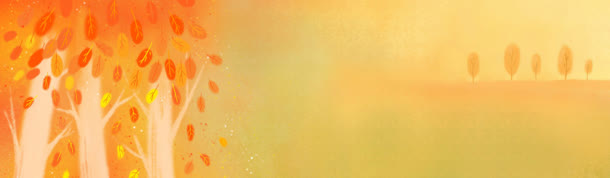 秋天背景唯美banner壁纸