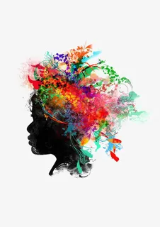 创意女生头像免抠