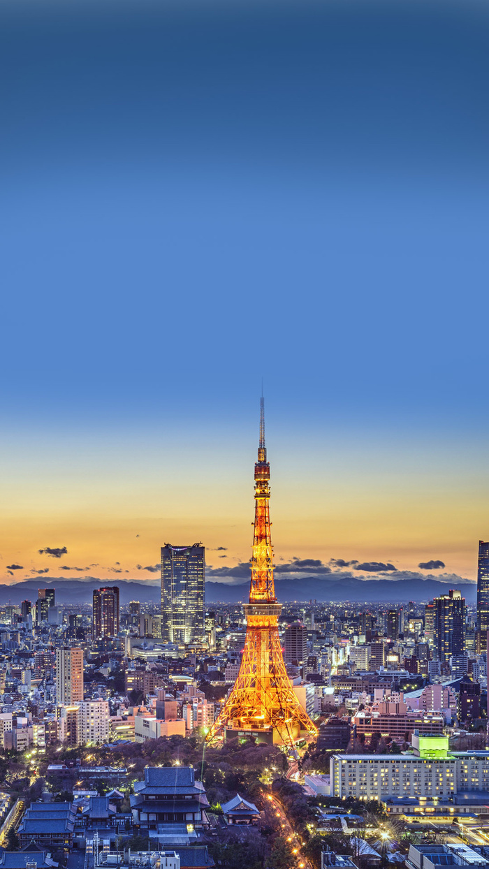 东京铁塔风光高清