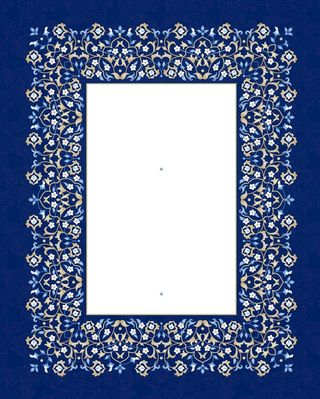 矢量古风青花瓷底纹中国风边框背景高清