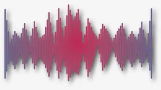 条纹声波图免抠