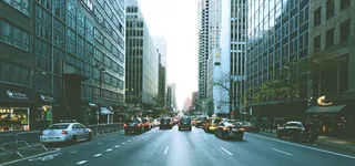 繁华都市建设海报背景高清