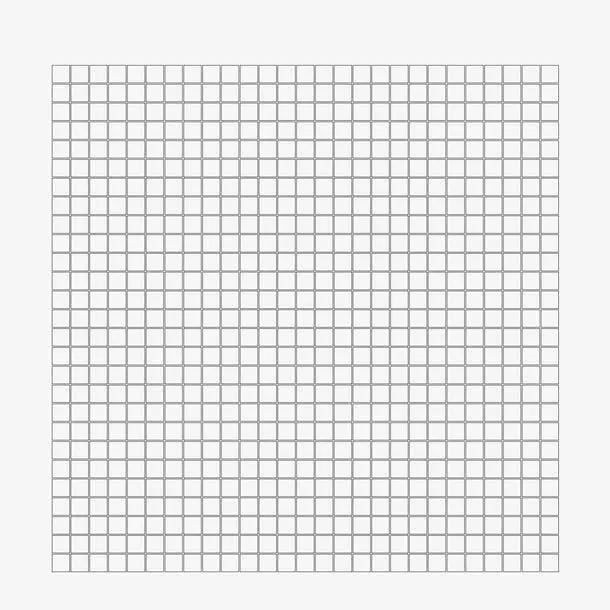 矢量黑色方形网格格子线免抠