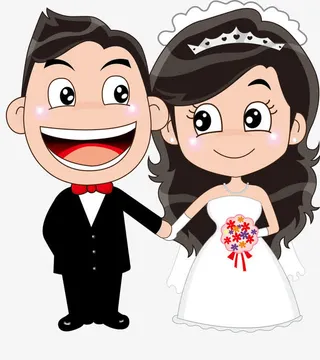 新郎新娘免抠