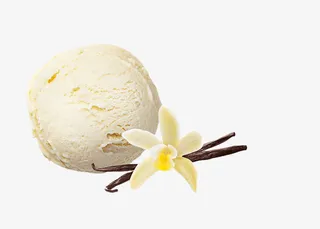 百合牛奶冰激凌免抠