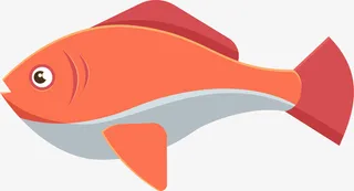 海洋生物呆萌的小鱼免抠