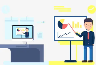 讲解报表矢量免抠