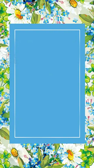 绿色新品上市促销H5背景素材高清