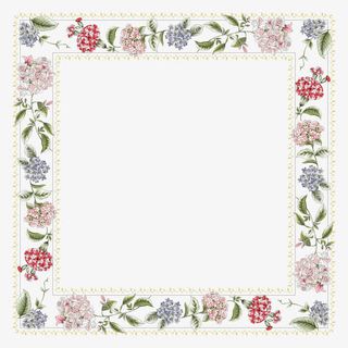 复古花纹边框免抠