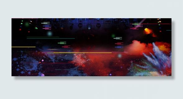 黑色大气晕染劳动节背景高清