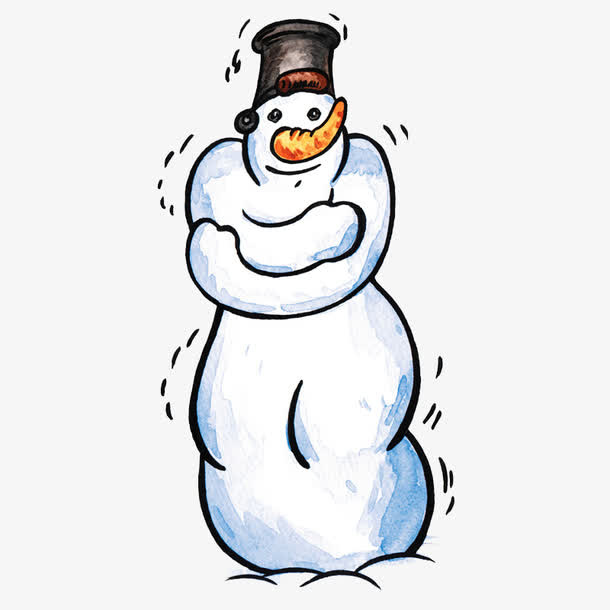 雪人很冷素材免抠
