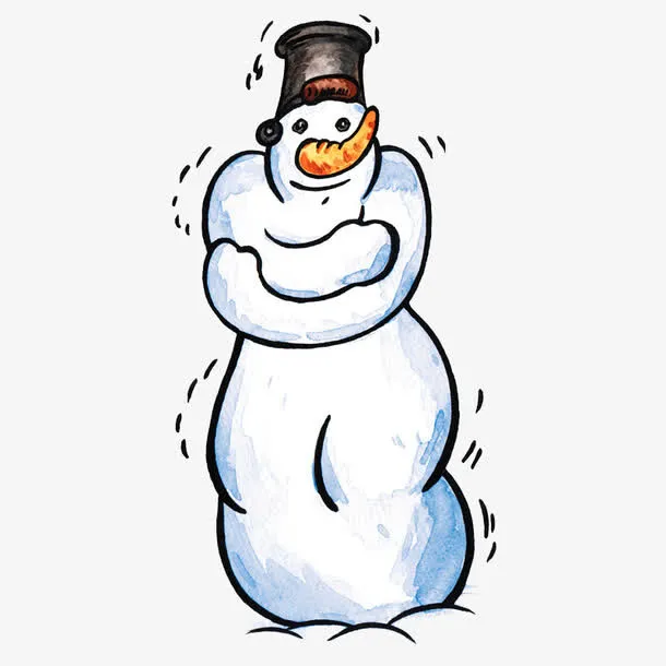 雪人很冷素材免抠