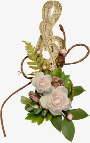 白色玫瑰花免抠
