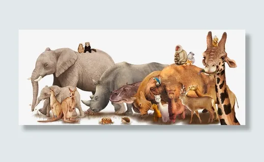 野生动物园素材免抠