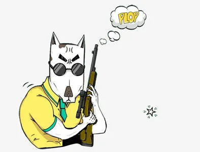 卡通猎头免抠