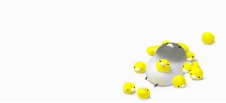 小黄鸡背景图高清