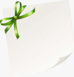 创意纸张卡片标签免抠