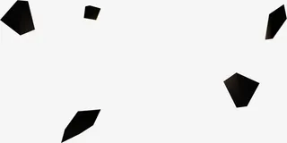 黑色几何图形png免抠