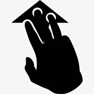 三个手指的手势图标免抠