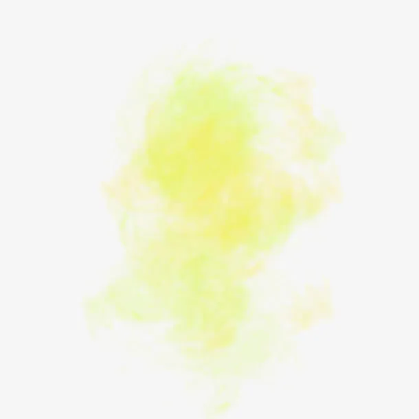 黄色光效光雾雾气免抠