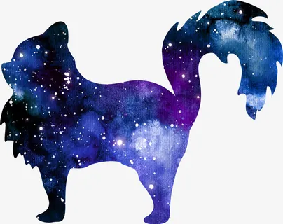 科技之光猫咪效果图免抠