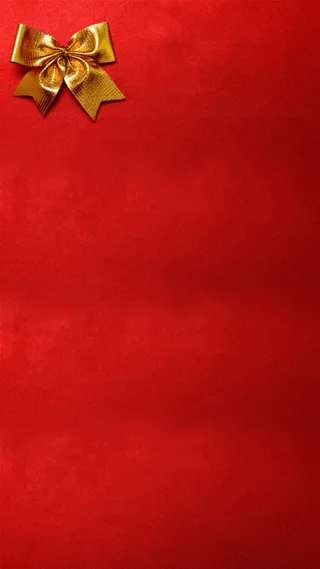 金色蝴蝶节红色背景H5背景高清