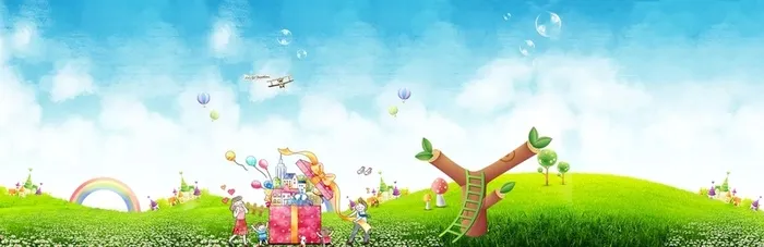 儿童卡哇伊背景高清