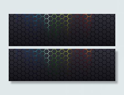 扁平酷炫背景banner设计免抠