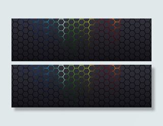 扁平酷炫背景banner设计免抠