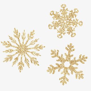 圣诞节雪花透明免抠