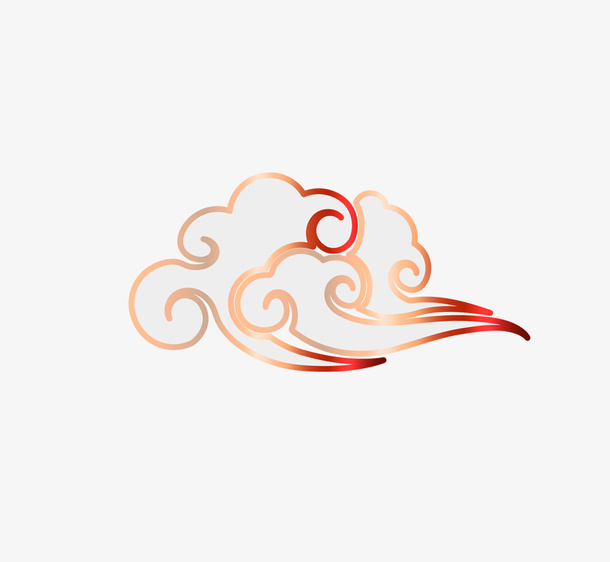 一朵筋斗祥云免抠