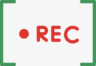 录像中图标免抠