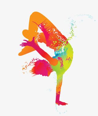 跳跃的女孩免抠
