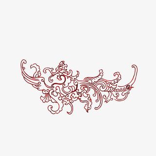 祥云花纹素材家园免抠