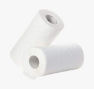 两卷圆形相互挨着的卷纸实物免抠