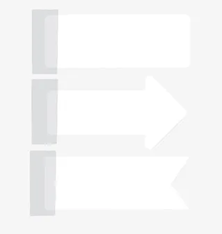 手绘胶带贴纸箭头排序分层免抠