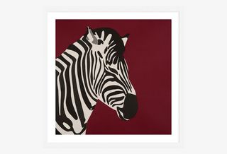 艺术剪影装饰画卡通 斑马免抠